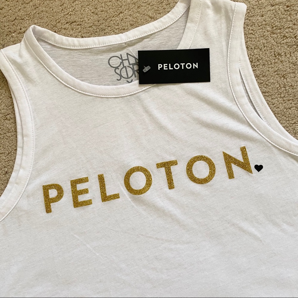 Peloton Golden Muscle Tank L NWT